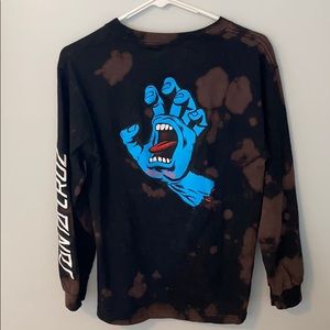 Custom Santa Cruz Bleach Dye Long Sleeve